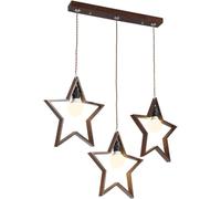 YCVAWEOD E27 Modern Pendant Light Star Shape LED Adjustable Height Chandelier Ceiling Light - LED Lamp Fixture,Contemporary Dining Room LWX
