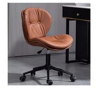 YCVAWEOD Executive office chair Adjustable Swivelwith Upholstered Seat On Wheels Modern Computer Desk Chair & Cute Makeup Vanity Stool For Home Office & Stylish Workspaces LWX