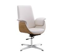 YCVAWEOD Executive office chair Pu Leather High Backchair With Lumbar Support Comfortable Adjustablefor Adults & Students Padded Armrests & Headrest (Small) LWX