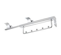 YCVAWEOD Extendable Clothes Rail 25-45cm,Telescopic Metal Closet Rod Pull Out Pants Hanger Rail Adjustable Wardrobe Space Saving,Load 25kg (Size : 250mm) beautiful scenery LWX