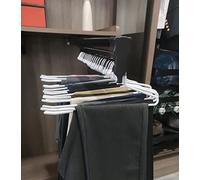 YCVAWEOD Extendable Clothes Rail 26-61cm Black Closet Rod Pull Out Pants Hanger Rail Adjustable Wardrobe Space Saving,Load 35kg (Size : 36cm/14.2in) beautiful scenery LWX