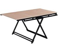 YCVAWEOD Extendable Dinner Table, Folding Dining Table, Foldable Multi-layer Bookshelf, Space Saving Versatile Kitchen Table, Convenient for Storage, for Dining Room, Kitchen LWX