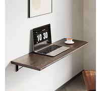 YCVAWEOD Flip wall mounted table， Folding dining table Solid wood,Small space Wall mounted folding workbench，Strong load-bearing capacity, space-saving, suitable for living room, bedroom, kitchen LWX