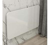 YCVAWEOD Floating Wall Mounted Folding Workbench with Collapsible Leaf Table and Shelf Space Saving Workstation for Small Areas 70x40cm LWX