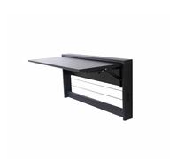 YCVAWEOD Fold Down Table Wall Mounted Floating Foldable Table Laundry Table Floating Countertop With Storage Underneath Wood Wall Mounted Table Space-Saving For Dining Room Study Kitchen Dinner. LWX