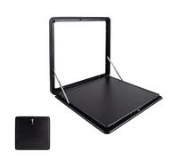 YCVAWEOD Foldable Camping Table Lightweight Aluminum Wall-Mounted Picnic Table with Double Lock Floating Wall Table for RVs 47x45cm/18.5x17.7in Portable Outdoor Use LWX