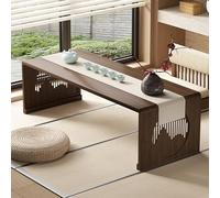 YCVAWEOD Foldable Coffee Table Minimalist Wooden Low Tea Table Versatile Folding Floor Table for Living Room Ideal for Tea Coffee & Snacks Activities LWX