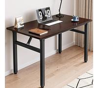 YCVAWEOD Foldable Computer Desk - Lightweight Portable Laptop Table, Heavy-Duty Folding Trestle for Home & Office, Multipurpose Space-Saving Design, Ideal for Garden & Workstations LWX