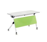 YCVAWEOD Foldable Conference Table Mobile Desk for Training Classroom Library & Events Green 160x40x75cm - Portable Meeting Table for Versatile Use LWX