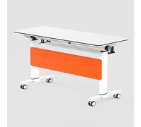 YCVAWEOD Foldable Conference Table Mobile Standing Desk Multi-Functional Training Table for Educational Institutions 120x40x75cm - Portable Meeting Furniture LWX