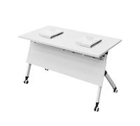 YCVAWEOD Foldable Conference Table Mobile Training Table for Classrooms Auditoriums Multimedia Centers - 160x60x75cm Portable Adjustable Height Space-Saving Design LWX