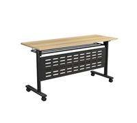 YCVAWEOD Foldable Meeting Table Portable Training Desk for Educational Institutions & Libraries Compact 140x40x75cm Conference Table Ideal for Workshops & Events LWX