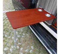 YCVAWEOD Foldable Travel Table with Detachable Legs & Sliding Kit Portable Workspace for Camping Picnics RVs Outdoor Activities - Lightweight & Easy to Carry LWX