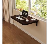 YCVAWEOD Foldable Wall Desk Space-Saving Folding Table for Home Office Kitchen Living Room Easy Installation Modern Design Perfect for Work Study Small Spaces. LWX