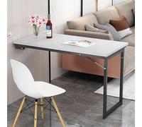 YCVAWEOD Foldable Wall-Mounted Dining Table - Space-Saving Wooden Table for Kitchen Office & Living Room - Versatile Adjustable Design for Dining Room & Bedroom Use LWX