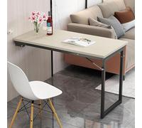 YCVAWEOD Foldable Wall-Mounted Dining Table - Space-Saving Wooden Table for Kitchen Office Living Room & Dining Room - Multifuntional Wall Table for Small Spaces LWX