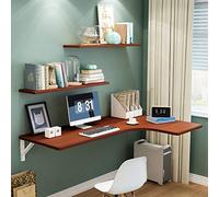 YCVAWEOD Foldable Wall Mounted Kitchen Table Corner Computer Desk Space Saving Drop Leaf Table Floating Workbench for Home Compact and Versatile Design Perfect for Small Spaces LWX