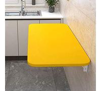 YCVAWEOD Foldable Wall Mounted Kitchen Table Heavy Duty Cold Rolled Steel Space Saving Drop Leaf Design Sturdy Folding Shelf Support Ideal for Small Spaces & Dining Areas LWX