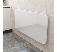 YCVAWEOD Foldable Wall Mounted Kitchen Table Space Saving Drop Leaf Table Heavy Duty Cold Rolled Steel Sturdy Folding Workbench for Small Spaces and Home Use LWX