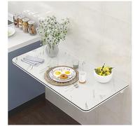 YCVAWEOD Foldable Wall-Mounted Table for Small Spaces 30/40/50cm Drop-Leaf Dining Desk Compact Floating Office Table Space-Saving Workstation Multi-Colored LWX