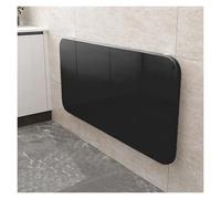 YCVAWEOD Foldable Wall-Mounted Table Space-Saving Desk for Kitchens Craft Bars Sewing Stations Black (70x30cm) - Versatile Sturdy Easy to Install LWX