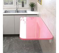 YCVAWEOD Foldable Wall-Mounted Table Space-Saving Dining Table for Kitchen Living Room Office - Compact Design (Rose 110cm x 40cm) LWX