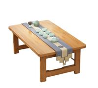 YCVAWEOD Foldable Wooden Coffee Table Expandable Dining Table for Balcony & Bedroom Minimalist Design - Compact Furniture for Living Room Bedroom & Outdoor (Original Wood 70x40x40cm) LWX