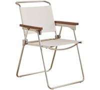 YCVAWEOD Folding Chair Office Chair For Small Spaces European Retro Dining Chair, Cafe Portable Leisure Chair, Garden Foldable Camping Chair, Load Bearing 150kg/330lbs(White color) LWX