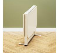 YCVAWEOD Folding Dining Table, Folding Kitchen Table Dining Room Table, Ultra-Thin Space Saving, Carbon Steel Frame, Rectangle Dinner Table, No Installation Required(140cm/55.1in) LWX