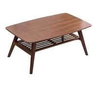 YCVAWEOD Folding Floor Table, Bamboo Coffee Table, Floor Desk, with Storage Foldable End Table Living Room Sofa Tea Table, Low Table for Sitting on The Floor,B,100cm LWX