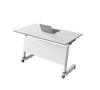 YCVAWEOD Folding Meeting Table Portable Training Desk Mobile Office Furniture for Educational Institutions & Training (120x40x75cm) - Adjustable & Space-Saving Design LWX