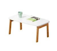 YCVAWEOD Folding Table, Versatile Japanese Style Floor Table, Folding Coffee Table for Picnics, Bay Windows, Tatami, and Tea Sessions (Color : White, Size : 70 40 31cm) LWX