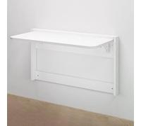 YCVAWEOD Folding Wall-Mounted Drop-Leaf Table Small Fold Down Wall Mounted Workbench Floating Foldable Table Easy To Assemble Wood Wall Mounted Table Space-Saving For Offices Study Rooms. LWX