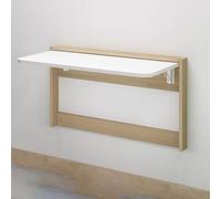 YCVAWEOD Folding Wall-Mounted Drop-Leaf Table Small Fold Down Wall Mounted Workbench Floating Foldable Table Easy To Assemble Wood Wall Mounted Table Space-Saving For Offices Study Rooms. LWX
