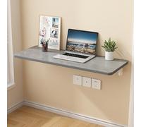 YCVAWEOD Folding Wall Mounted Table Wooden Wall Mounted Folding Dining Table Folding Wall-Mounted Drop-Leaf Table Space-Saving Laundry Table Floating Countertop For Dining Study Kitchen. LWX