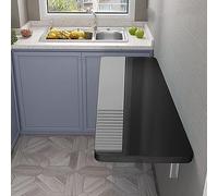 YCVAWEOD Heavy Duty Wall Mounted Folding Table with Bracket for Laundry Room Kitchen Home Bar Multifunctional Table for Dining Room and Office LWX