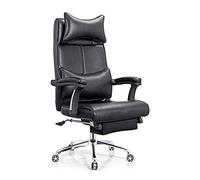 YCVAWEOD High Back Office Chair - Stylish Soft & Breathable Leather Textured Design Perfect for Office Workers - Comfortable Seating Solution for Home & Office Use LWX