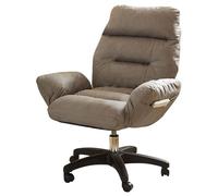 YCVAWEOD High Back Office Chair with Lumbar Support Swivel Design Padded Fabric Ideal for Home or Office Use - Comfortable & Stylish Workplace Seating LWX