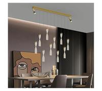 YCVAWEOD Home Chandelier,Nordic LED Pendant Lights Dining Table Kitchen Chandeliers Living Room Hotel Restaurant Coffee Hall Studyroom Indoor Home Lamp(B-115cm-Gold) LWX