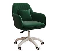 YCVAWEOD Home Office Desk Chair, Mid Back Computer Chair, Adjustable Rolling Swivel Task Chair with Lumbar Support for Small Space, 1 Pack, 360° Swivel LWX