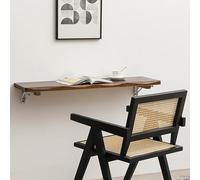 YCVAWEOD Laundry Folding Wall Table Folding Wall-Mounted Drop-Leaf Table Wall Mounted Folding Workbench Space Saving,Wood Wall Mounted Table Easy To Assemble For Study Laundry Balcony Kitchen. LWX