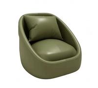 YCVAWEOD Leather Couch, Mid-Century Modern Couch With Comfy Cushions, Solid Wooden Frame for Office, Living Room and Bedroom green-2 LWX