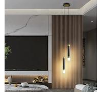 YCVAWEOD LED Bedroom Pendant Light 2-Light Modern =Nordic Bedside Table Pendant Lights Dining Table lamp Minimalism Hanging lamp Creative Design Warm Light 3000K LWX