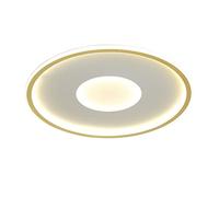 YCVAWEOD LED Gold Ceiling Lamp Round Ceiling Lights Ultra Thin 4.5cm Living Room Bedroom Dining Room Ceiling Lamp, Pendant Light LWX