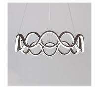YCVAWEOD LED Pendant Light Minimalist Nordic Wave Round Lights Living Room Duplex Staircase Bedroom Dining Study Decorative Hanging Lamps,Unique Style LWX