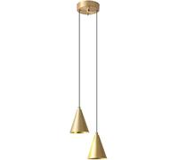 YCVAWEOD Light Luxury Aluminum Bedside Pendant Light Simple LED Single Head Long Line Hanging Lamp Restaurant Bar Bedroom Decoration,Pendant Light (B D) LWX