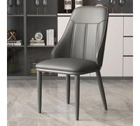 YCVAWEOD Light Luxury Dining Chair Set of 4 - High Resilience Upholstered Kitchen Chairs with Backrest & Metal Legs for Dining Room, Bedroom, or Office - Stylish Armchair Upgrade LWX