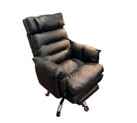 YCVAWEOD Luxury Leather Office Chair Reclining Executive Chair Comfortable Computer Desk Chair for Home & Office Use Adjustable Height Stylish Design LWX