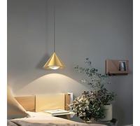 YCVAWEOD Luxury Pendant Light Gold All Copper Hanging Lamp Adjustable Industrial lamp LED Three-Color Dimming, Pendant Light LWX