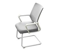 YCVAWEOD Mesh Office Chair, Office Guest Chair, No Wheels Mesh Desk Chairs, for Home, Meeting Room, Conference Multi-Scene Use(Grey) LWX